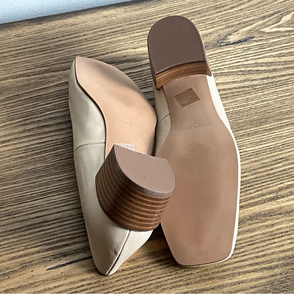 Intentionally Blank Tristi Beige Leather Pumps, New in Box - Picture 6 of 7